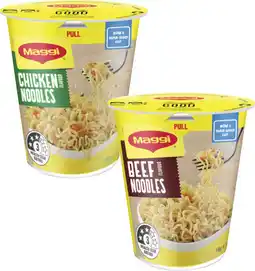 Coles Maggi Instant Noodle Cup-65g offer