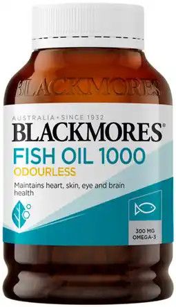 Coles Blackmores Odourless Fish Oil 1000mg Capsules offer