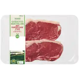 Woolworths macro Australian Grass Fed Beef Porterhouse Steaks offer