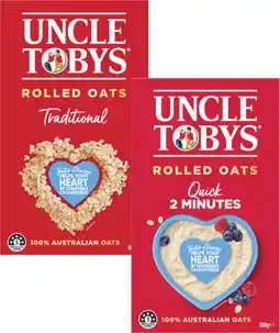 Coles Uncle Tobys Oats offer