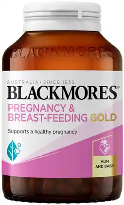 Coles Blackmores Pregnancy & Breast-Feeding Gold Capsules offer
