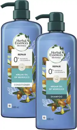 Coles Herbal Essences Shampoo or Conditioner 600mL offer