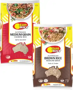 Coles Sunrice Medium Grain Rice offer