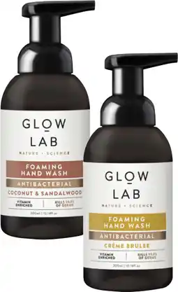 Coles Glow Lab Foaming Hand Wash offer