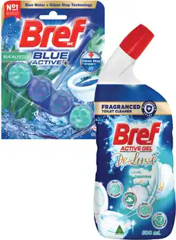 Coles Bref In The Bowl 42g-50g or Liquid Toilet Cleaner 600mL-700mL offer