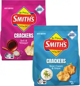 Coles Smith's Crackers offer