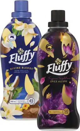 Coles Fluffy Concentrated Fabric Conditioner-1 Litre offer
