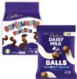 Coles Cadbury Chocolate Bites or Balls 120g-142g offer