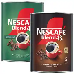 Woolworths Nescafé Blend 43 Coffee offer
