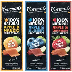 Woolworths Carman’s Fruit Straps offer