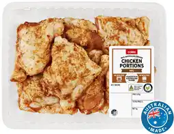 Coles Coles RSPCA Approved Chicken Portions with BBQ Rub offer