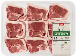 Coles Coles Australian Lamb Loin Chops offer