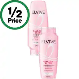 Woolworths L’Oréal Paris Elvive Shampoo or Conditioner 340ml offer