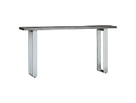 LivingStyles Hernox Acacia Timber & Iron Console Table, 160cm offer