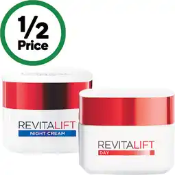 Woolworths L’Oréal Paris Revitalift Hydrating Day or Night Cream 50ml offer