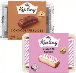 Coles Mr Kipling Cakes or Slices 6 Pack 150g-165g offer