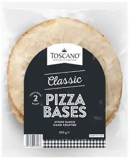 Coles Toscano Classic Pizza Bases 300g offer