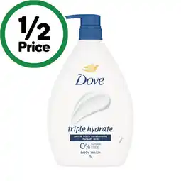 Woolworths Dove Body Wash offer