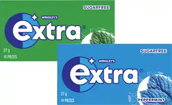 Coles Extra Envelope Chewing Gum offer