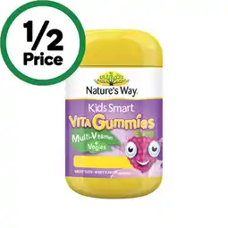 Woolworths Nature’s Way Kids Smart Vita Gummies Multivitamin offer