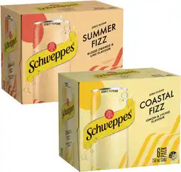Coles Schweppes Fizz Zero Sugar Soda offer