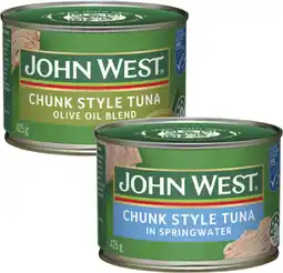 Coles John West Tuna offer