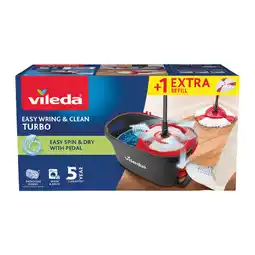 Woolworths Vileda Easy Wring & Clean Turbo Spin Mop Set offer