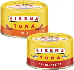 Coles Sirena Tuna offer