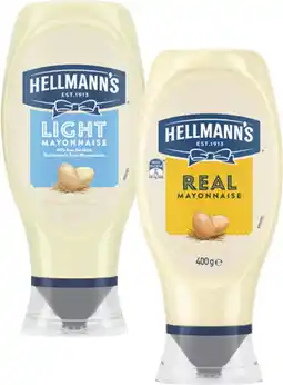 Coles Hellmann's Squeeze Mayonnaise-432g offer