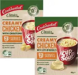 Coles Continental Cup a Soup 2 Serves-75g offer
