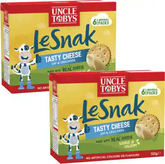 Coles Uncle Tobys Le Snak offer