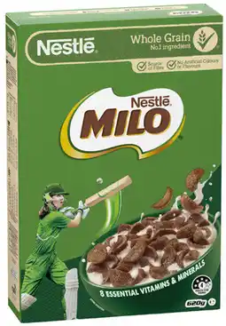 Coles Nestlé Milo Cereal-620g offer