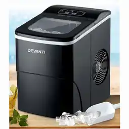 Woolworths Devanti Ice Maker Portable Ice Cube Machine Black offer