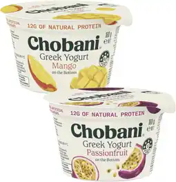 Coles Chobani Greek Yogurt offer