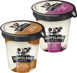 Coles Gippsland Dairy Twist Yoghurt offer
