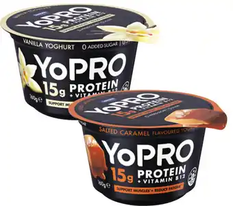 Coles YoPro High Protein Yoghurt No Added Sugar offer
