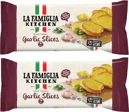 Coles La Famiglia Garlic Bread Slices offer