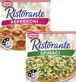Coles Dr Oetker Ristorante Pizza-390g offer