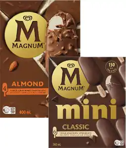 Coles Streets Magnum Sticks-6 Pack 360mL-400mL offer