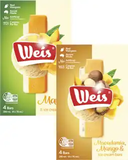 Coles Weis Bars-6 Pack 264mL-280mL offer