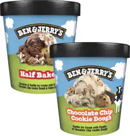Coles Ben & Jerry's Ice Cream Tub-458mL offer