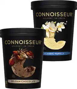 Coles Connoisseur Ice Cream Tub offer