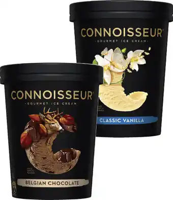 Coles Connoisseur Ice Cream Tub offer