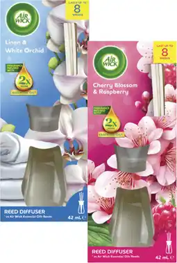 Coles Air Wick Essential Oil Reed Diffuser offer