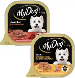 Coles My Dog Dog Food Tray offer