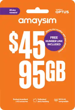 Coles amaysim $45 Starter Pack offer