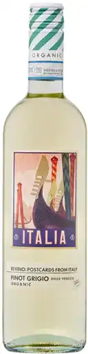 Coles Postcards from Italy Organic Pinot Grigio offer