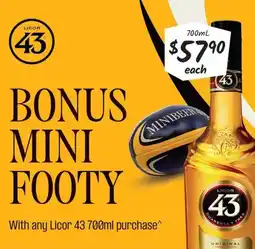 Cellarbrations Licor 43 offer