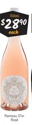 Cellarbrations Rameau D'or Rosé offer