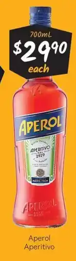 Cellarbrations Aperol Aperitivo offer